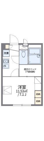 レオパレスアルカンシェルの間取り画像