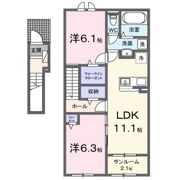 ラヴィエベールの間取り画像