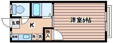 メゾン川内B棟の間取り画像