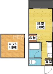 スカイコート錦の間取り画像