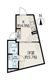 グランデ江北の間取り画像