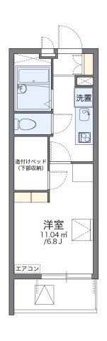 レオパレスひまわり荘の間取り画像