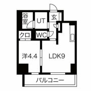 クラヴィーア江坂江の木町の間取り画像