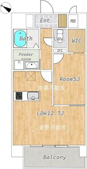 CHAINON長嶺南の間取り画像