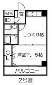 クレセント石本の間取り画像