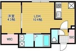 ルナ北広島の間取り画像