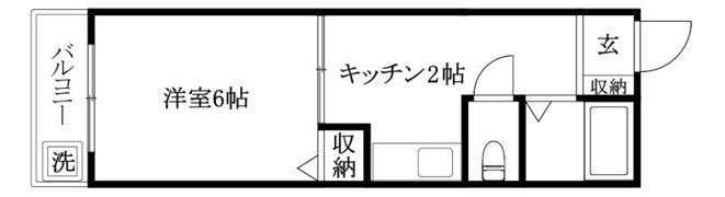 木屋町ホームズの間取り画像