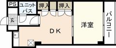 グレース天満町の間取り画像
