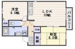 操山ハイツの間取り画像