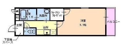 フジパレス鶴見Ⅲ番館の間取り画像