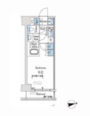 市谷仲之町ビューアパートメントの間取り画像