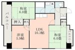 コルディエール大江の間取り画像
