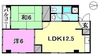 第8成田マンションの間取り画像
