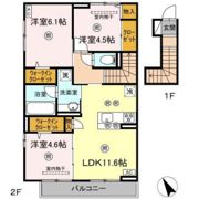 雅 MiyabiⅢの間取り画像
