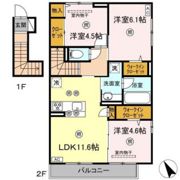 雅 MiyabiⅢの間取り画像