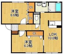シャルマン ドミールB棟の間取り画像
