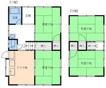 星岡5丁目借家4・5号の間取り画像