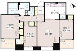 フルール田町の間取り画像