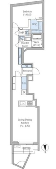 ビバリーホームズ代官山の間取り画像