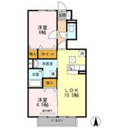 ベルパージュ A棟の間取り画像