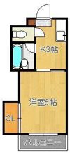 PLEAST熊西の間取り画像