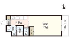 リバーハイム古市の間取り画像