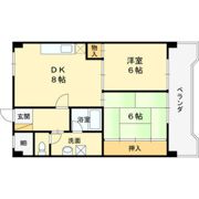 北淀宝ハイツカトレアの間取り画像