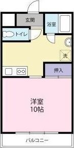 アバンダント初生の間取り画像