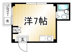 築山マンションの間取り画像