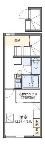レオパレスアトリオ Bの間取り画像