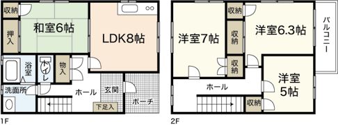 テラスM（2）の間取り画像