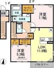 コンフォール セジュールの間取り画像