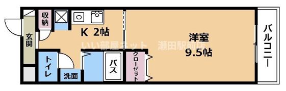 ジュネス藤の間取り画像