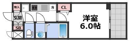 プレサンス大正エミナンスの間取り画像