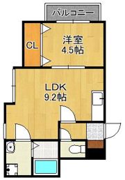 THE NOBLES戸畑Iの間取り画像