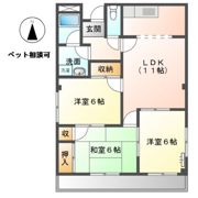 ヨーロピアンタキセイⅡの間取り画像