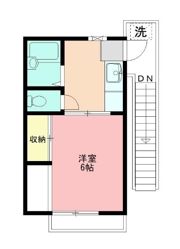 坂詰ハイツの間取り画像