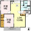 グランヴェール三河 B棟の間取り画像