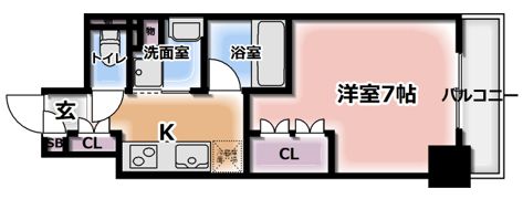 アーバネックス江坂広芝の間取り画像