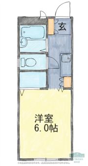 サンライフひろみね Cの間取り画像