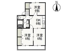 エクセルハイツ Aの間取り画像