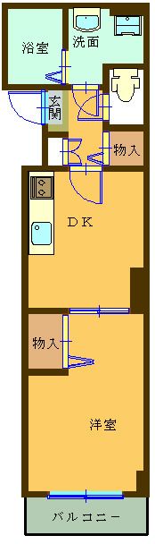 カルム海神の間取り画像