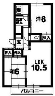 サンハウスの間取り画像