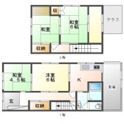 玉戸建の間取り画像