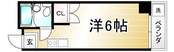 室町北野マンションの間取り画像