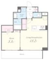 Nouvelle maison yamayaⅡ（ヌーベルメゾンヤマヤⅡ(ヌーベルメゾンヤマヤツー)の間取り画像