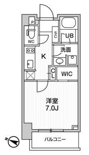 シーズンフラッツ押上の間取り画像