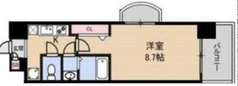 JMFレジデンス大阪淡路（旧：Luxe淡路）の間取り画像