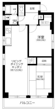 シャンテ蘭の間取り画像