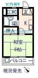 ルガノスチューデントホーム Aの間取り画像